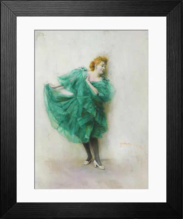 Framed Print : A Dancer, 1894. Creator: Wladyslaw Podkowinski Framed Print : A Dancer, 1894. Creator: Wladyslaw Podkowinski