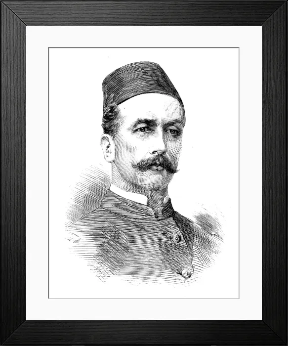 Framed Print : Lieutenant-Colonel H. W. K. Coetlogon, Commander of the Garrison at Khartoum, 1883. Creator: Unknown Framed Print : Lieutenant-Colonel H. W. K. Coetlogon, Commander of the Garrison at Khartoum, 1883. Creator: Unknown