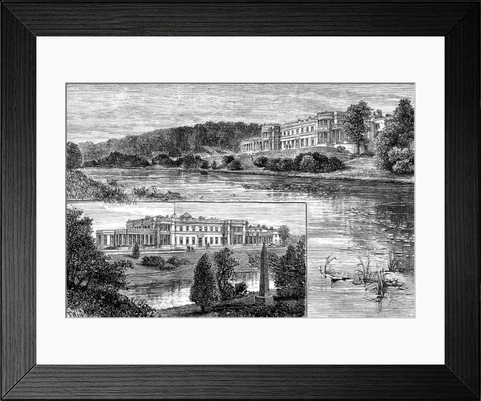 Framed Print : Wynyard Park, seat of the Marquis of Londonderry, visited by the Prince and Princess of Wales, 1883. Creator: Unknown Framed Print : Wynyard Park, seat of the Marquis of Londonderry, visited by the Prince and Princess of Wales, 1883. Creator: Unknown