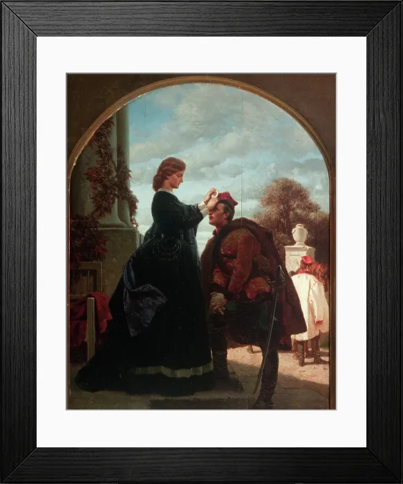 Framed Print : Year 1863-Leave-Taking, 1866. Creator: Artur Grottger Framed Print : Year 1863-Leave-Taking, 1866. Creator: Artur Grottger