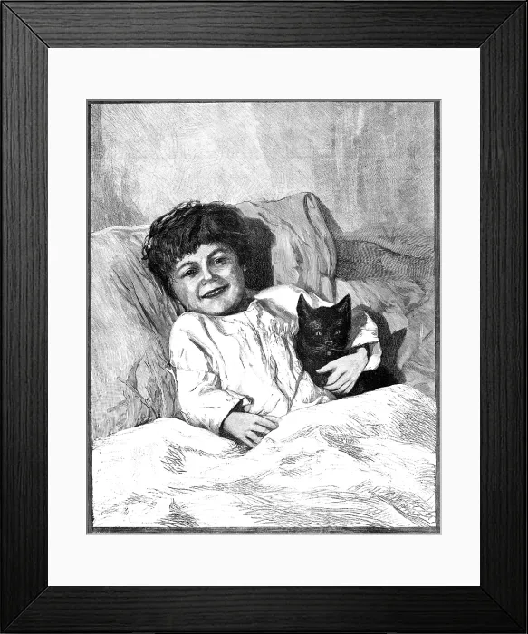 Framed Print : A Merry Christmas To You! from a photograph by J. Thomson, 1883. Creator: Eugene Froment Framed Print : A Merry Christmas To You! from a photograph by J. Thomson, 1883. Creator: Eugene Froment