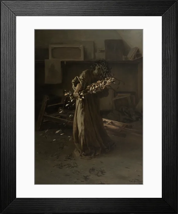 Framed Print : Phantoms in the Studio-Despair, between 1883 and 1885. Creator: Piotr Stachiewicz Framed Print : Phantoms in the Studio-Despair, between 1883 and 1885. Creator: Piotr Stachiewicz