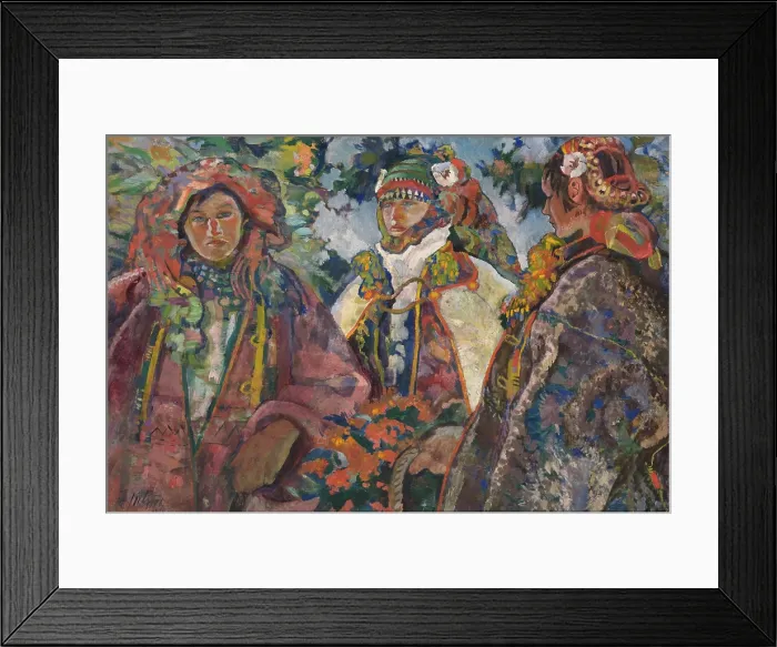 Framed Print : Hutsul wedding, 1924. Creator: Kazimierz Sichulski Framed Print : Hutsul wedding, 1924. Creator: Kazimierz Sichulski