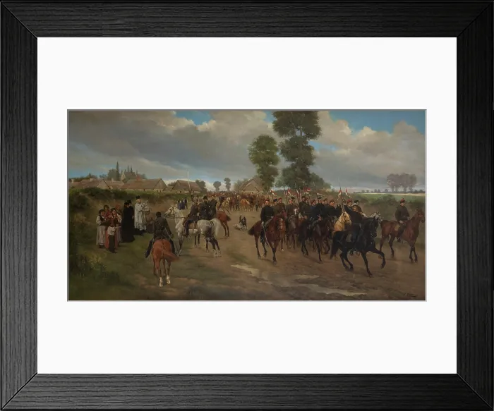 Framed Print : Insurgents of 1863, 1880. Creator: Jan Rosen