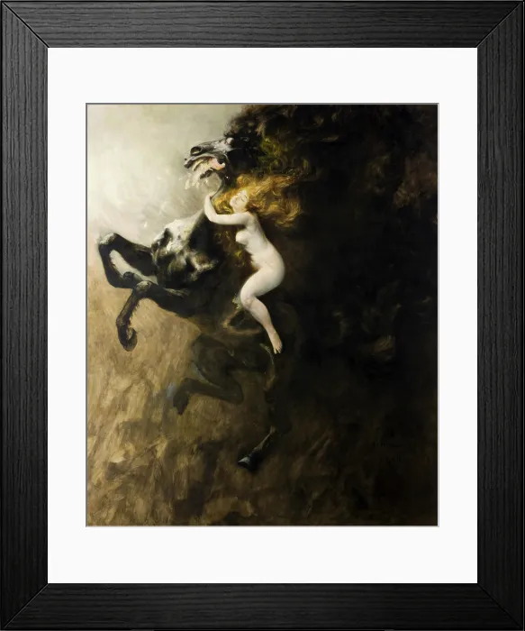 Framed Print : Ecstasy, 1894. Creator: Wladyslaw Podkowinski Framed Print : Ecstasy, 1894. Creator: Wladyslaw Podkowinski