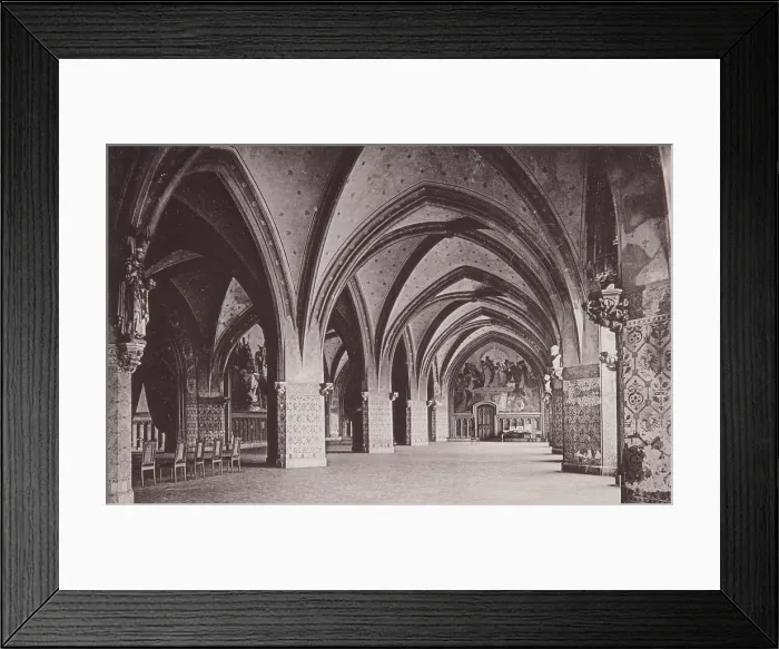 Framed Print : Coronation Hall, Aachen, 1899. Creator: Rommler & Jonas Framed Print : Coronation Hall, Aachen, 1899. Creator: Rommler & Jonas