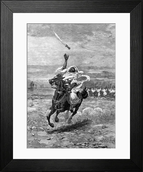 Framed Print : Exultation, drawn by S. Berkley, 1883. Creator: Eugene Froment Framed Print : Exultation, drawn by S. Berkley, 1883. Creator: Eugene Froment