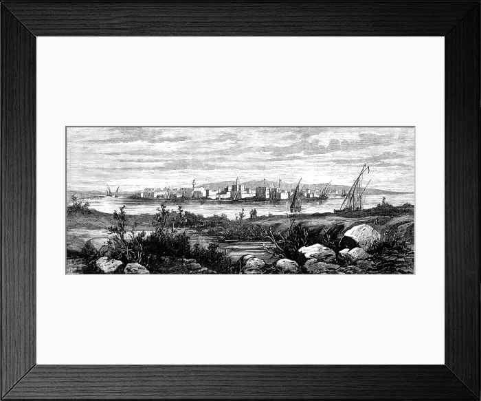 Framed Print : The Great Military Disaster in the Soudan: Souakim...on the Red Sea, 1883. Creator: Unknown Framed Print : The Great Military Disaster in the Soudan: Souakim...on the Red Sea, 1883. Creator: Unknown