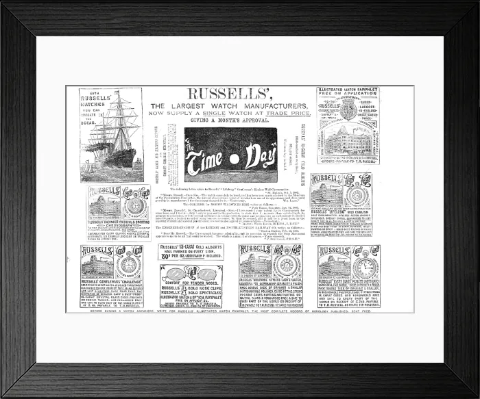 Framed Print : Page of advertisements, 1883. Creator: Unknown Framed Print : Page of advertisements, 1883. Creator: Unknown