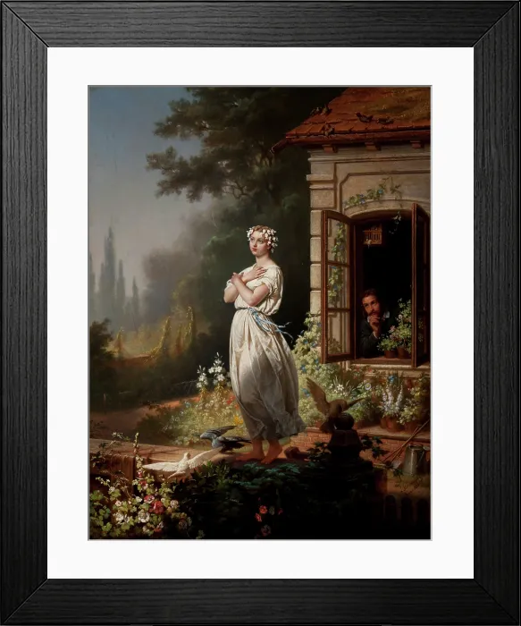 Framed Print : Zosia in the Morning, 1863. Creator: Leonard Straszynski Framed Print : Zosia in the Morning, 1863. Creator: Leonard Straszynski