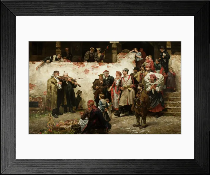Framed Print : Familiar Note, 1889. Creator: Wincenty Wodzinowski Framed Print : Familiar Note, 1889. Creator: Wincenty Wodzinowski