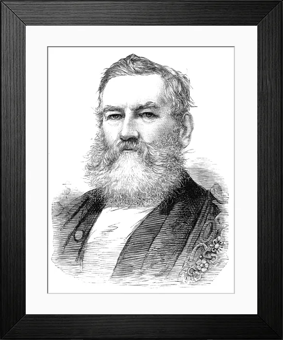 Framed Print : The new Lord Mayor of London, 1883. Creator: Unknown Framed Print : The new Lord Mayor of London, 1883. Creator: Unknown