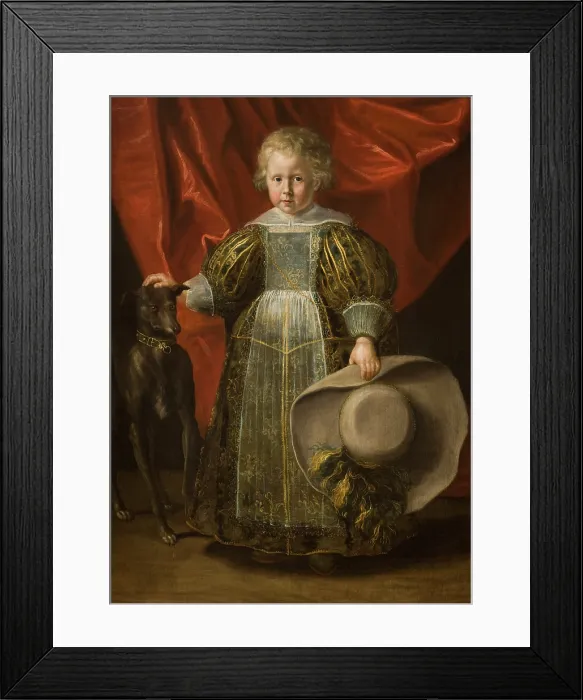 Framed Print : Portrait of a Boy, 1620s. Creator: Cornelis de Vos Framed Print : Portrait of a Boy, 1620s. Creator: Cornelis de Vos