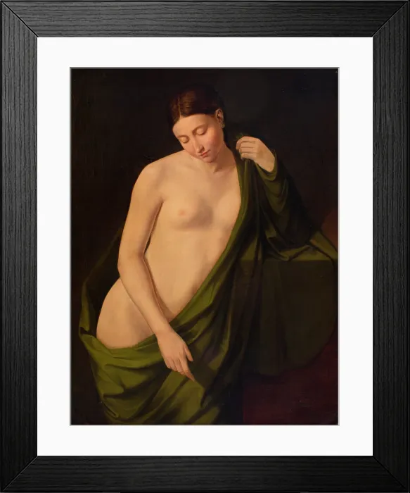 Framed Print : Female Nude, c1830. Creator: Wojciech Kornel Stattler Framed Print : Female Nude, c1830. Creator: Wojciech Kornel Stattler