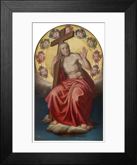 Framed Print : Christ Resurrected, c1869. Creator: Jan Franciszek Drewaczynski Framed Print : Christ Resurrected, c1869. Creator: Jan Franciszek Drewaczynski
