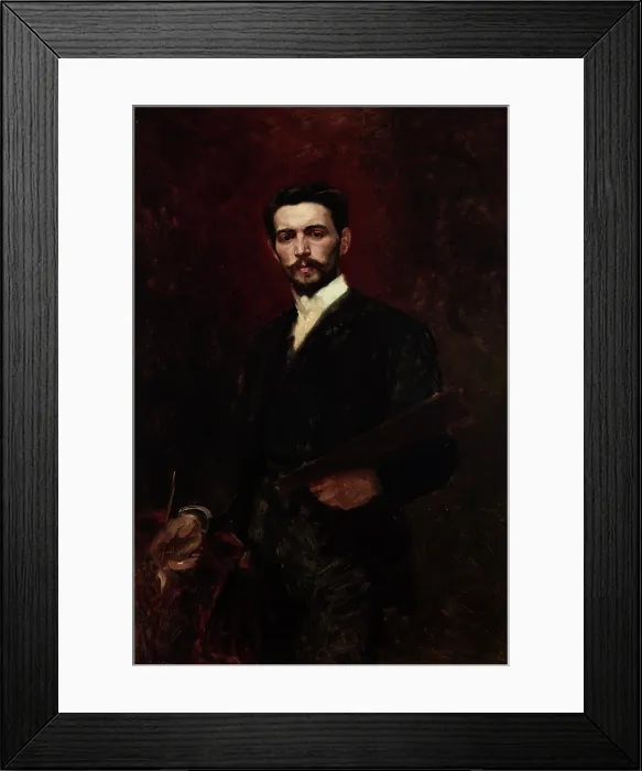 Framed Print : Portrait of Jozef Unierzyski, c1887. Creator: Stanislaw Jakub Rostworowski Framed Print : Portrait of Jozef Unierzyski, c1887. Creator: Stanislaw Jakub Rostworowski