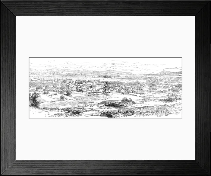 Framed Print : Sketches of the Insurrection in Servia; Paratchin and the Plain of Alexinatz, 1883. Creator: Unknown Framed Print : Sketches of the Insurrection in Servia; Paratchin and the Plain of Alexinatz, 1883. Creator: Unknown