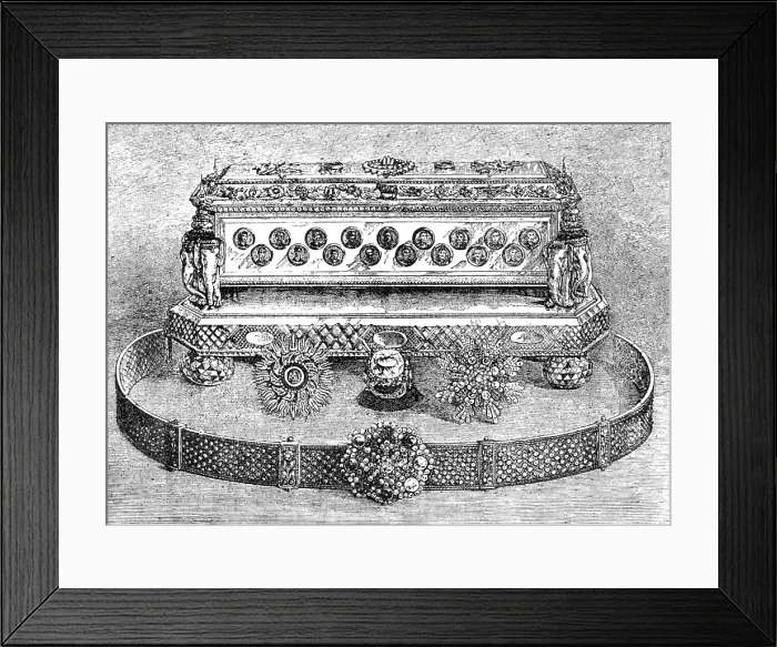 Framed Print : Jewellery for the King of Siam, 1883. Creator: Unknown Framed Print : Jewellery for the King of Siam, 1883. Creator: Unknown
