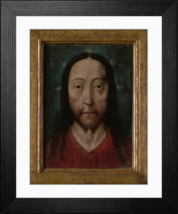 Framed Print : Christ-Salvator Mundi, between 1490-1520. Creator: Aelbert Bouts Framed Print : Christ-Salvator Mundi, between 1490-1520. Creator: Aelbert Bouts