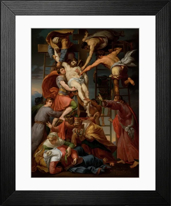 Framed Print : Deposition from the Cross, 1831. Creator: Rafal Hadziewicz Framed Print : Deposition from the Cross, 1831. Creator: Rafal Hadziewicz