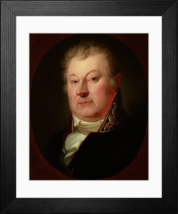 Framed Print : Portrait of Szymon Malewski, 1st half of 19th century. Creator: Jozef Oleszkiewicz Framed Print : Portrait of Szymon Malewski, 1st half of 19th century. Creator: Jozef Oleszkiewicz