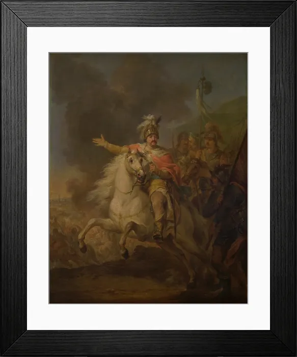 Framed Print : Sobieski at Vienna, 1796. Creator: Marcello Bacciarelli Framed Print : Sobieski at Vienna, 1796. Creator: Marcello Bacciarelli