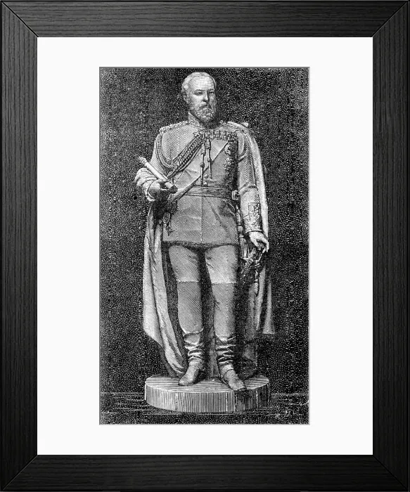 Framed Print : Statue of the Prince of Wales, for New South Wales, 1883. Creator: Unknown Framed Print : Statue of the Prince of Wales, for New South Wales, 1883. Creator: Unknown