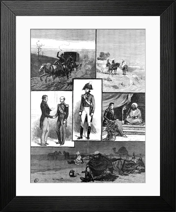 Framed Print : The career of Sir Moses Montefiore, 1883. Creator: Unknown Framed Print : The career of Sir Moses Montefiore, 1883. Creator: Unknown