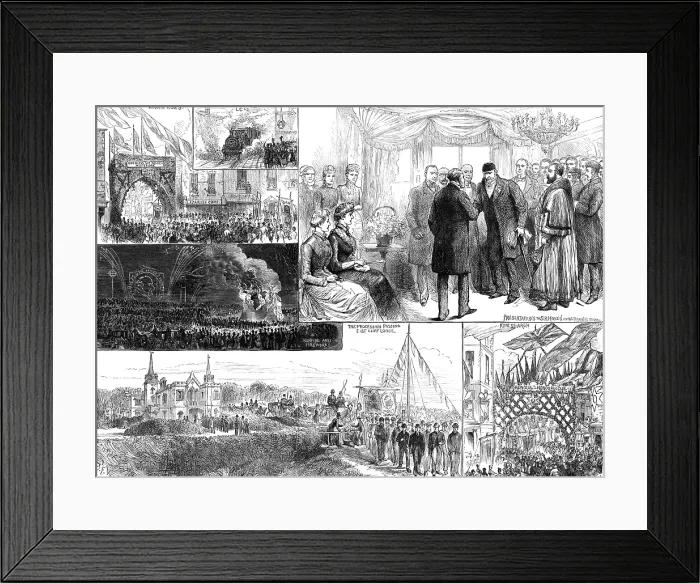 Framed Print : The Montefiore Celebration at Ramsgate, 1883. Creator: Unknown Framed Print : The Montefiore Celebration at Ramsgate, 1883. Creator: Unknown