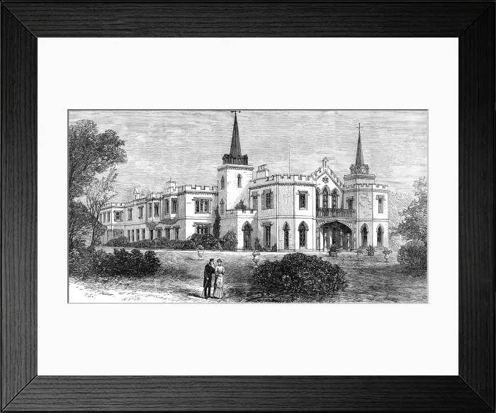 Framed Print : East Cliff Villa, Ramsgate, the residence of Sir Moses Montefiore, 1883. Creator: Unknown Framed Print : East Cliff Villa, Ramsgate, the residence of Sir Moses Montefiore, 1883. Creator: Unknown