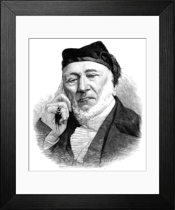 Framed Print : Sir Moses Montefiore, Bart. from a photograph by Messrs. Elliott and Fry, 1883. Creator: R. Taylor Framed Print : Sir Moses Montefiore, Bart. from a photograph by Messrs. Elliott and Fry, 1883. Creator: R. Taylor