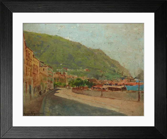 Framed Print : Castelmare (Castellamare), 1898. Creator: Holger Hvitfeldt Jerichau Framed Print : Castelmare (Castellamare), 1898. Creator: Holger Hvitfeldt Jerichau