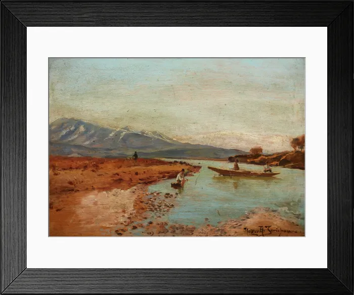 Framed Print : Theme from Norway, 1899. Creator: Holger Hvitfeldt Jerichau Framed Print : Theme from Norway, 1899. Creator: Holger Hvitfeldt Jerichau