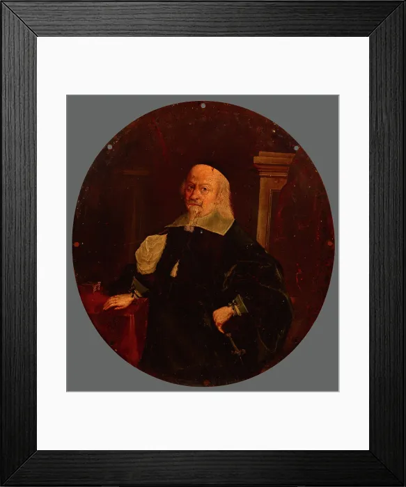 Framed Print : Portrait of Gerard Denhoff (1590-1648), Governor of Pomerania, between 1647-1649. Creator: Unknown Framed Print : Portrait of Gerard Denhoff (1590-1648), Governor of Pomerania, between 1647-1649. Creator: Unknown