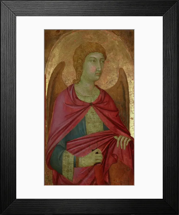 Framed Print : Saint Michael the Archangel. Between 1315-1320 Creator: Ugolino da Siena Framed Print : Saint Michael the Archangel. Between 1315-1320 Creator: Ugolino da Siena