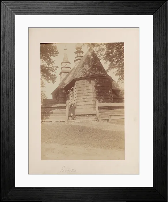 Framed Print : Church of St Catherine (non-existent) - general view from the south-east, Bobrka, 1898. Creator: Unknown Framed Print : Church of St Catherine (non-existent) - general view from the south-east, Bobrka, 1898. Creator: Unknown