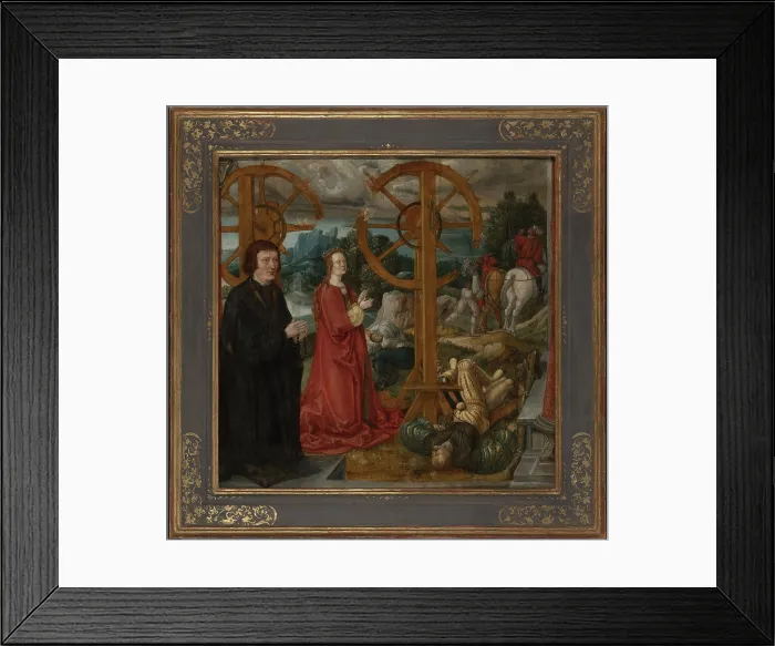 Framed Print : Martyrdom of Saint Catherine, 1630s. Creator: Anton Woensam Framed Print : Martyrdom of Saint Catherine, 1630s. Creator: Anton Woensam