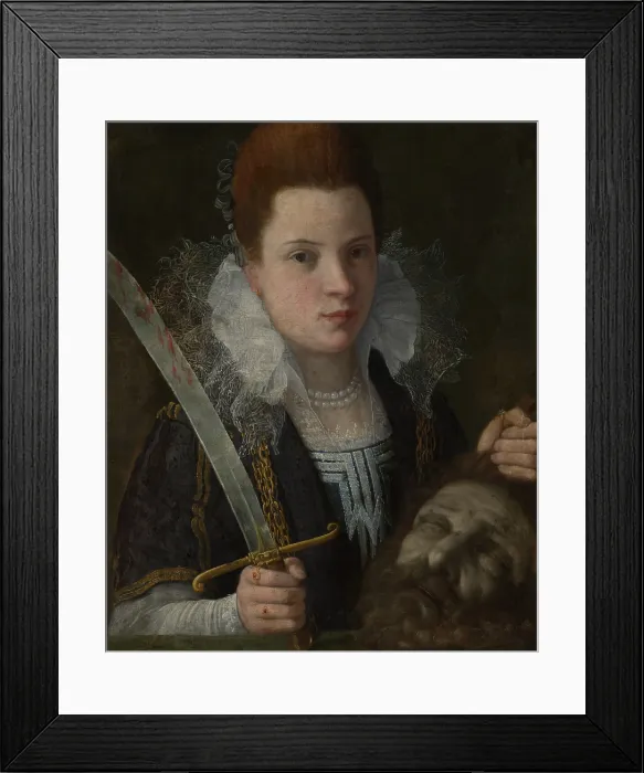 Framed Print : Judith with the Head of Holofernes, between 1590-1595. Creator: Lavinia Fontana Framed Print : Judith with the Head of Holofernes, between 1590-1595. Creator: Lavinia Fontana