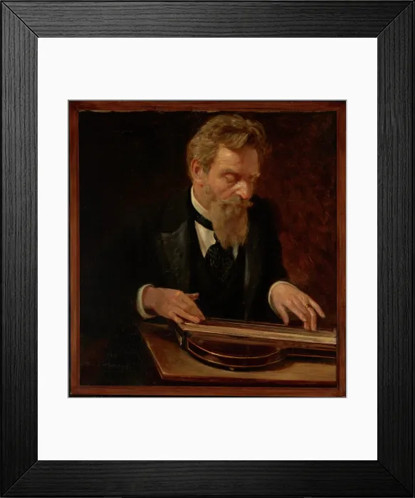 Framed Print : Portrait of a Musician, 1908. Creator: Aleksander Sochaczewski Framed Print : Portrait of a Musician, 1908. Creator: Aleksander Sochaczewski