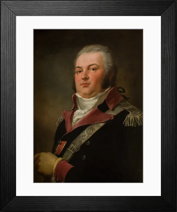 Framed Print : Portrait of Jozef Dzierzbicki, c1800. Creator: Jozef Franciszek Pitschmann Framed Print : Portrait of Jozef Dzierzbicki, c1800. Creator: Jozef Franciszek Pitschmann
