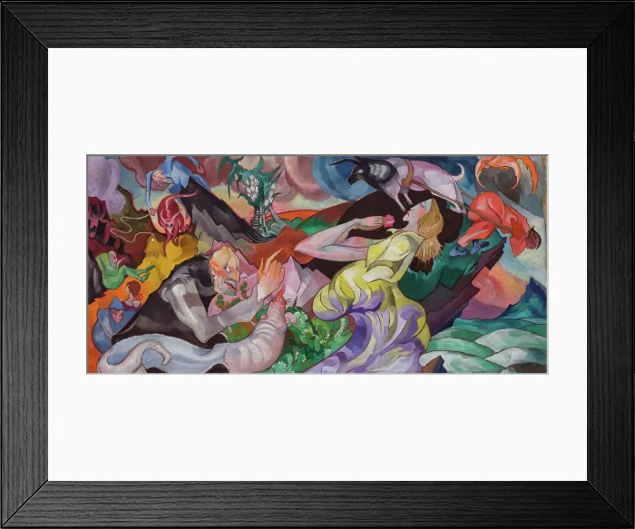 Framed Print : Temptation of St Anthony II, between 1921 a 1922. Creator: Stanislaw Ignacy Witkiewicz Framed Print : Temptation of St Anthony II, between 1921 a 1922. Creator: Stanislaw Ignacy Witkiewicz