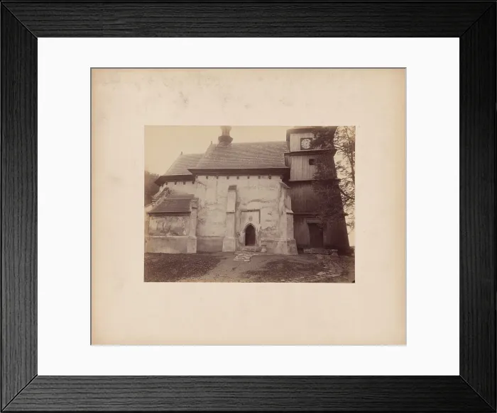 Framed Print : Church of St Bartholomew the Apostle - general view from the north, Zbyszyce, 1892. Creator: Stanislaw Tomkowicz Framed Print : Church of St Bartholomew the Apostle - general view from the north, Zbyszyce, 1892. Creator: Stanislaw Tomkowicz