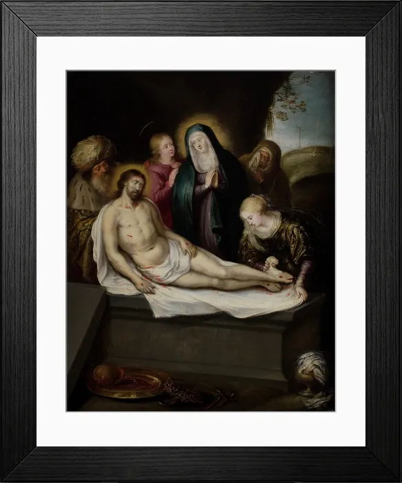 Framed Print : Lamentation of Christ, 1st half of 17th century. Creator: Frans Francken II Framed Print : Lamentation of Christ, 1st half of 17th century. Creator: Frans Francken II