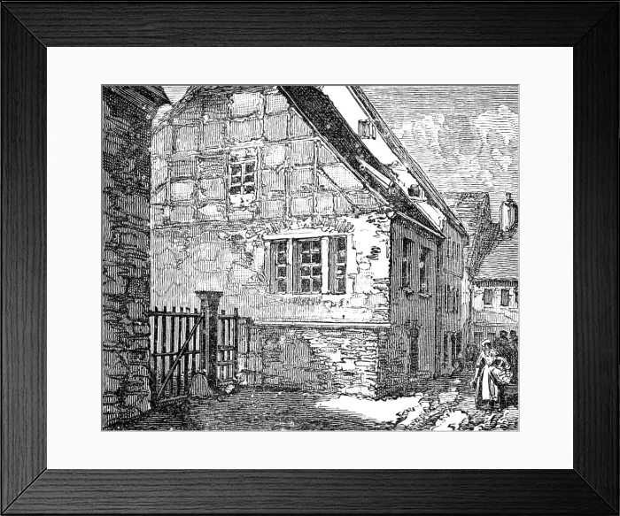 Framed Print : The Luther Celebration in Germany: Luther's father's house at Mansfeld, 1883 Framed Print : The Luther Celebration in Germany: Luther's father's house at Mansfeld, 1883
