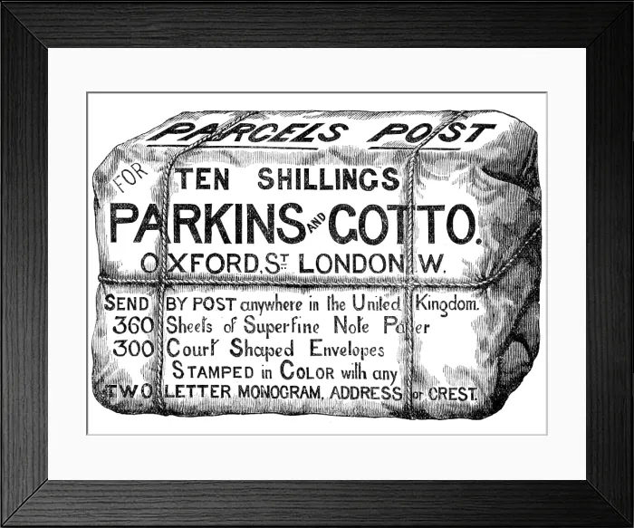 Framed Print : Parkins and Gotto, 1883. Creator: Unknown Framed Print : Parkins and Gotto, 1883. Creator: Unknown