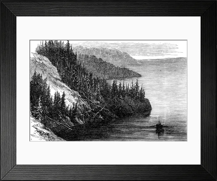 Framed Print : Sketches on the Canadian Pacific railway line, 1883. Creator: William James Palmer Framed Print : Sketches on the Canadian Pacific railway line, 1883. Creator: William James Palmer