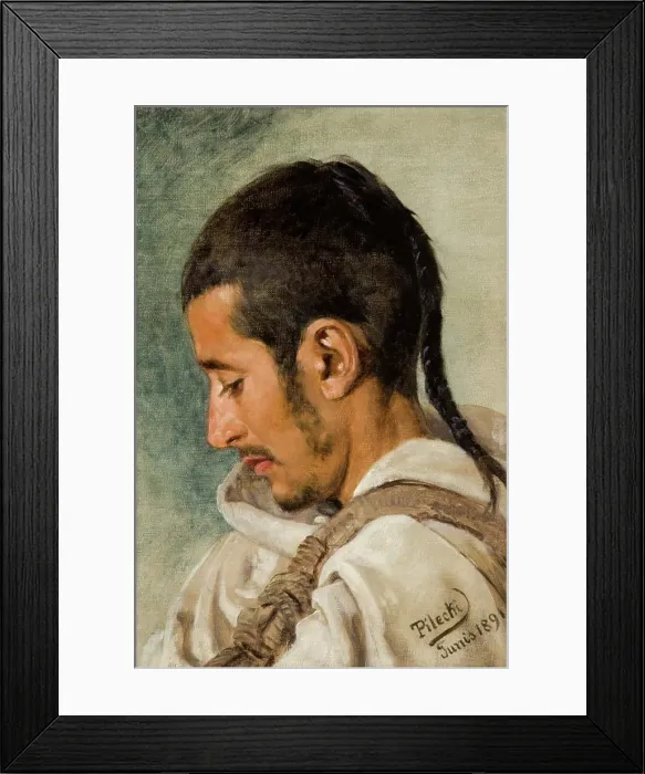 Framed Print : Study of an Algerian's Head, 1891. Creator: Tytus Pilecki. Study of an Algerian's Head, 1891. Creator: Tytus Pilecki Framed Print : Study of an Algerian's Head, 1891. Creator: Tytus Pilecki. Study of an Algerian's Head, 1891. Creator: Tytus Pilecki