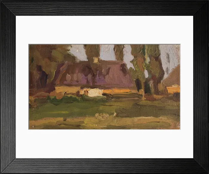 Framed Print : At Sunset, before 1903. Creator: Witold Wojtkiewicz Framed Print : At Sunset, before 1903. Creator: Witold Wojtkiewicz