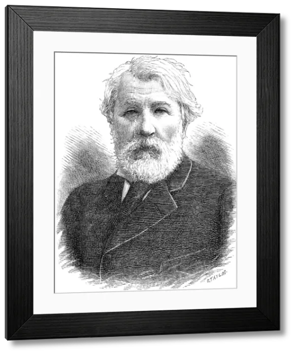 Framed Print : The late Ivan Tourguenieff, Russian novelist, 1883. Creator: Unknown Framed Print : The late Ivan Tourguenieff, Russian novelist, 1883. Creator: Unknown