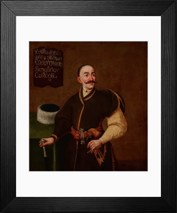 Framed Print : Portrait of Michal Tarnowski (1670-1712), c1738. Creator: Ignacy Steiner Framed Print : Portrait of Michal Tarnowski (1670-1712), c1738. Creator: Ignacy Steiner